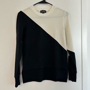 Summersalt Black and White The Softest French Terry Pullover / Sweatshirt